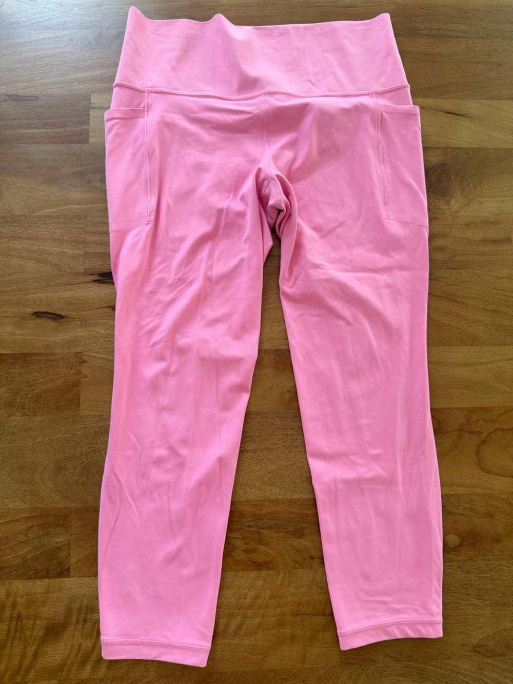 Athleta Salutation Stash 7/8 Tight Pink High-Waist Leggings Size Large